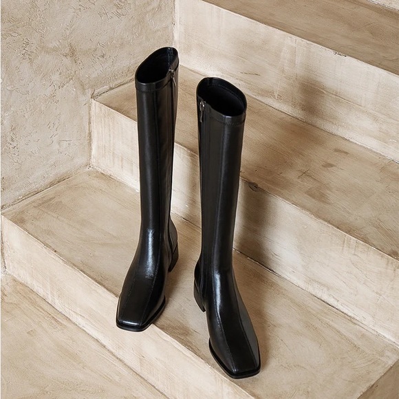 Shoes - Looks Like Summer Black Knee High Boots